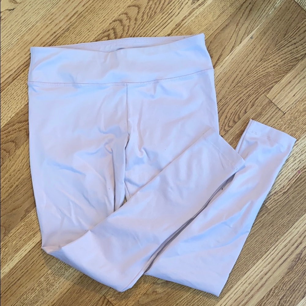 Light pink leggings! Size Medium